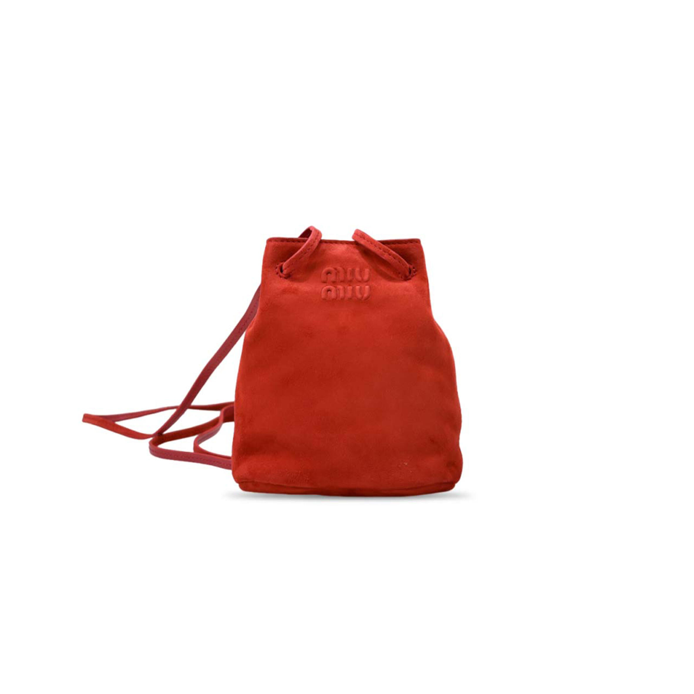 MIU MIU SUEDE MINI BAG 5NF460 (17*14*6cm)